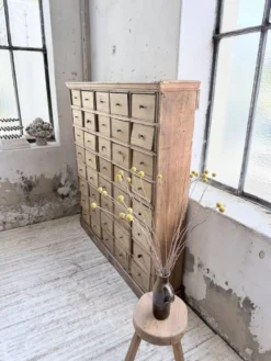 Meuble de métier pin à tiroirs XL 1950