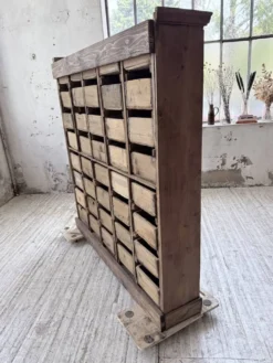 Meuble de métier pin à tiroirs XL 1950