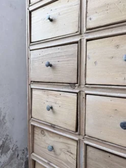 Meuble de métier pin à tiroirs XL 1950