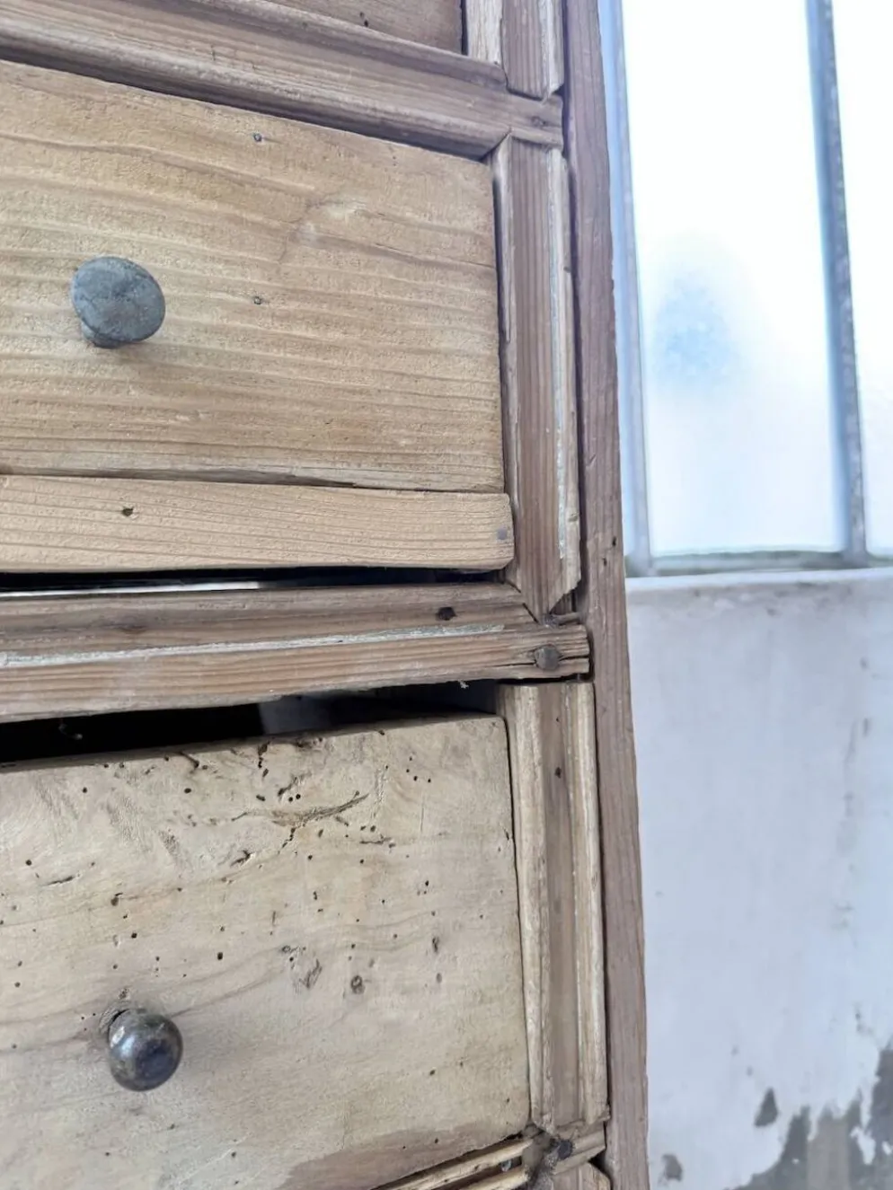 Meuble de métier pin à tiroirs XL 1950