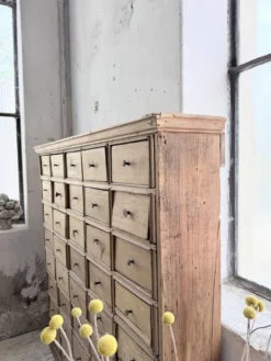 Meuble de métier pin à tiroirs XL 1950