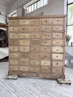 Meuble de métier pin à tiroirs XL 1950