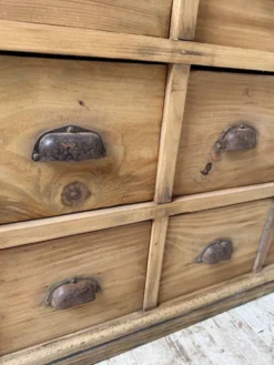 Meuble de métier pin XL années 50