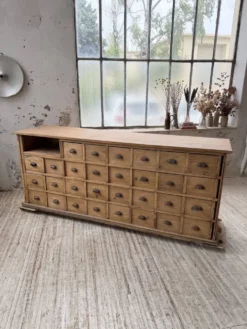Meuble de métier pin XL années 50