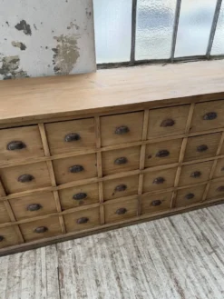 Meuble de métier pin XL années 50