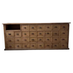 Meuble de métier pin XL années 50