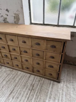 Meuble de métier pin XL années 50