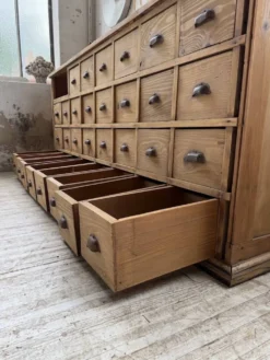 Meuble de métier pin XL années 50