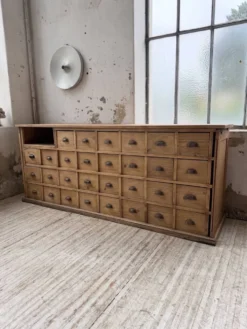 Meuble de métier pin XL années 50