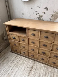 Meuble de métier pin XL années 50