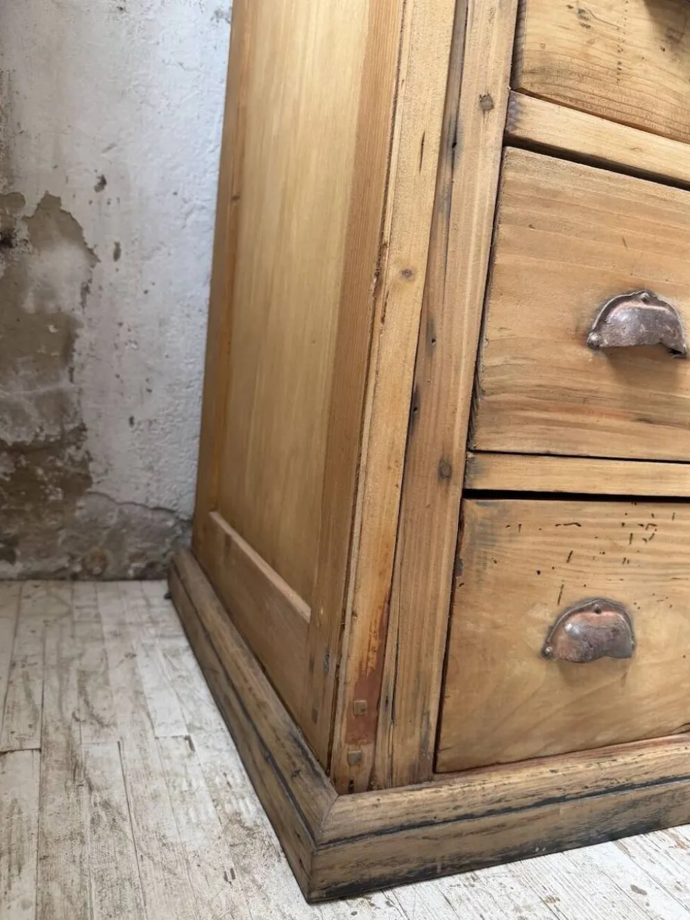 Meuble de métier pin XL années 50