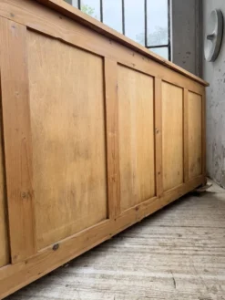 Meuble de métier pin XL années 50