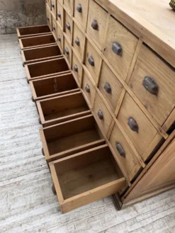 Meuble de métier pin XL années 50
