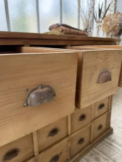 Meuble de métier pin XL années 50