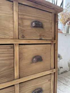 Meuble de métier pin XL années 50