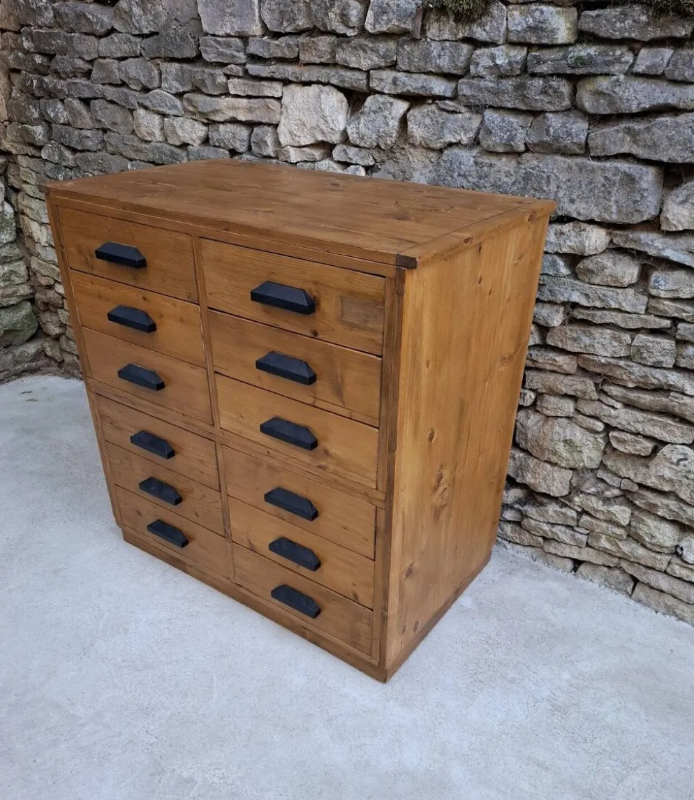 Meuble de métiers à 12 tiroirs