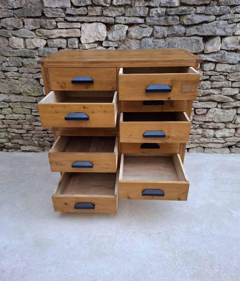 Meuble de métiers à 12 tiroirs