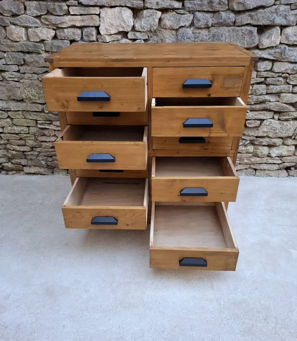 Meuble de métiers à 12 tiroirs