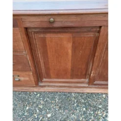 Meuble de métier table de drapier chêne année 30