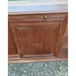 Meuble de métier table de drapier chêne année 30