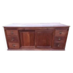 Meuble de métier table de drapier chêne année 30