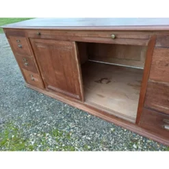 Meuble de métier table de drapier chêne année 30