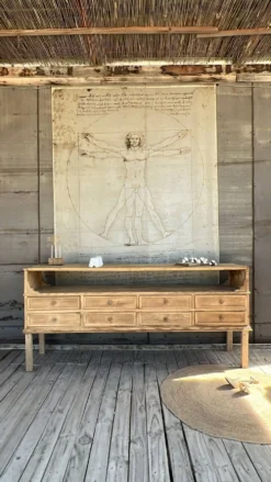 Meuble de métier à tiroirs
