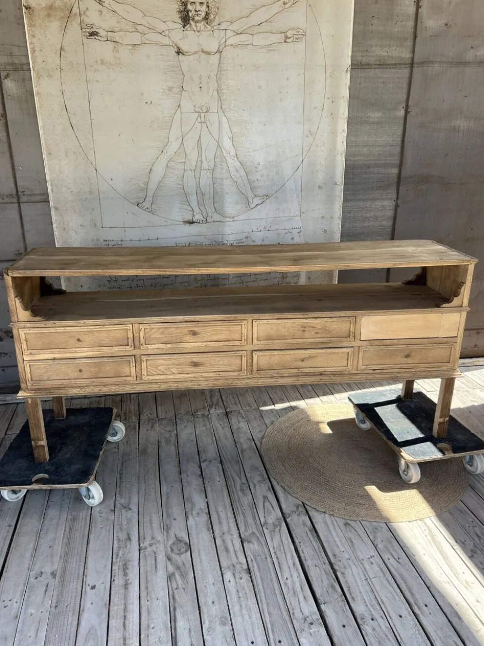 Meuble de métier à tiroirs
