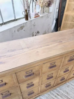Meuble de métier XL en chêne massif 270cm