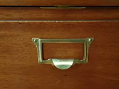Meuble de notaire à clapets en acajou