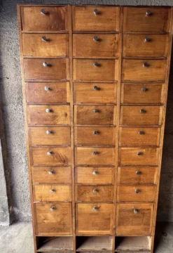 Meuble de Notaire à Clapets (meuble métier vintage)