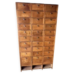 Meuble de Notaire à Clapets (meuble métier vintage)