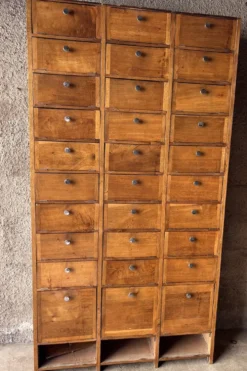 Meuble de Notaire à Clapets (meuble métier vintage)