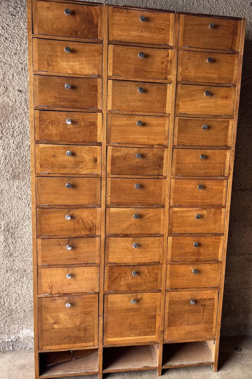 Meuble de Notaire à Clapets (meuble métier vintage)