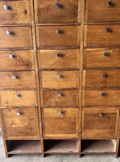 Meuble de Notaire à Clapets (meuble métier vintage)