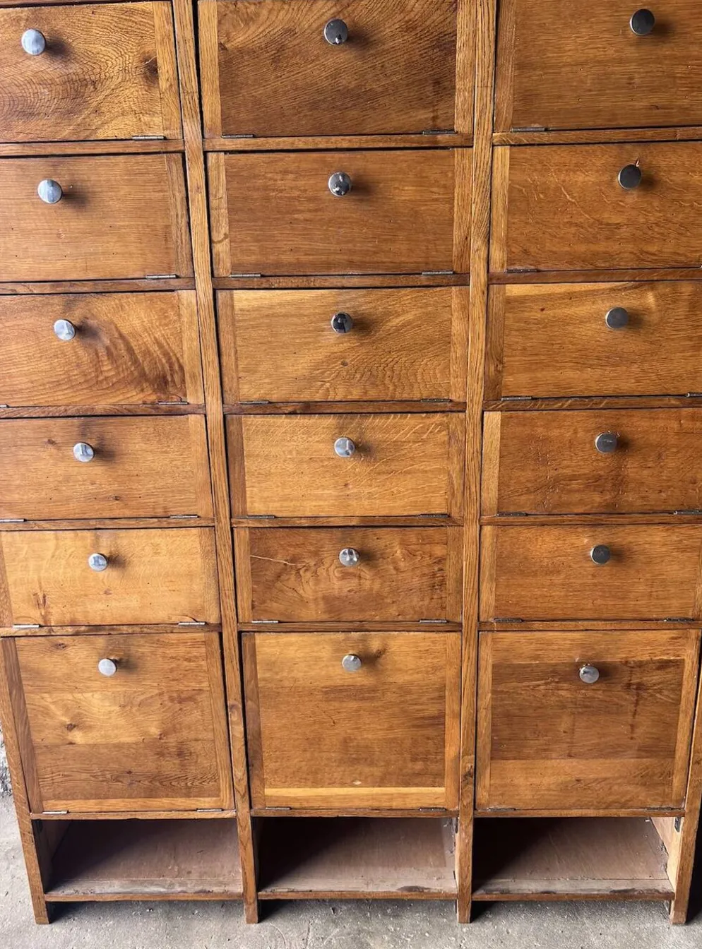 Meuble de Notaire à Clapets (meuble métier vintage)