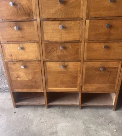 Meuble de Notaire à Clapets (meuble métier vintage)