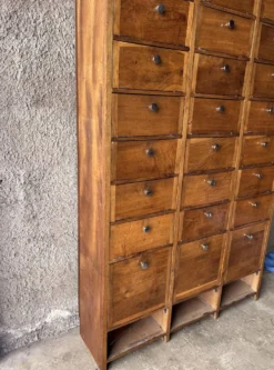 Meuble de Notaire à Clapets (meuble métier vintage)