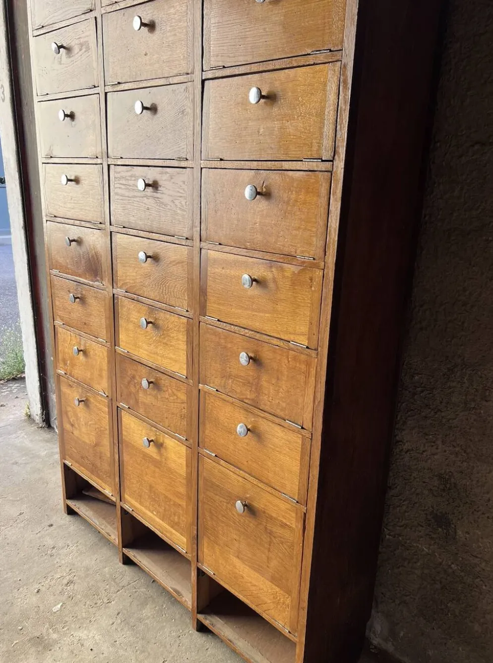 Meuble de Notaire à Clapets (meuble métier vintage)