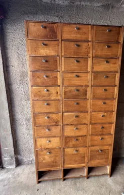 Meuble de Notaire à Clapets (meuble métier vintage)