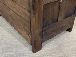 Meuble d'entrée, vestiaire breton en chêne et châtaignier 19ème