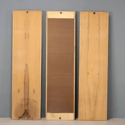 Meuble d’entrée vintage en bois avec miroir, design Italie 1960s-1970s