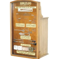 Meuble de présentation Rawl années 1950 avec tiroirs et vitrine