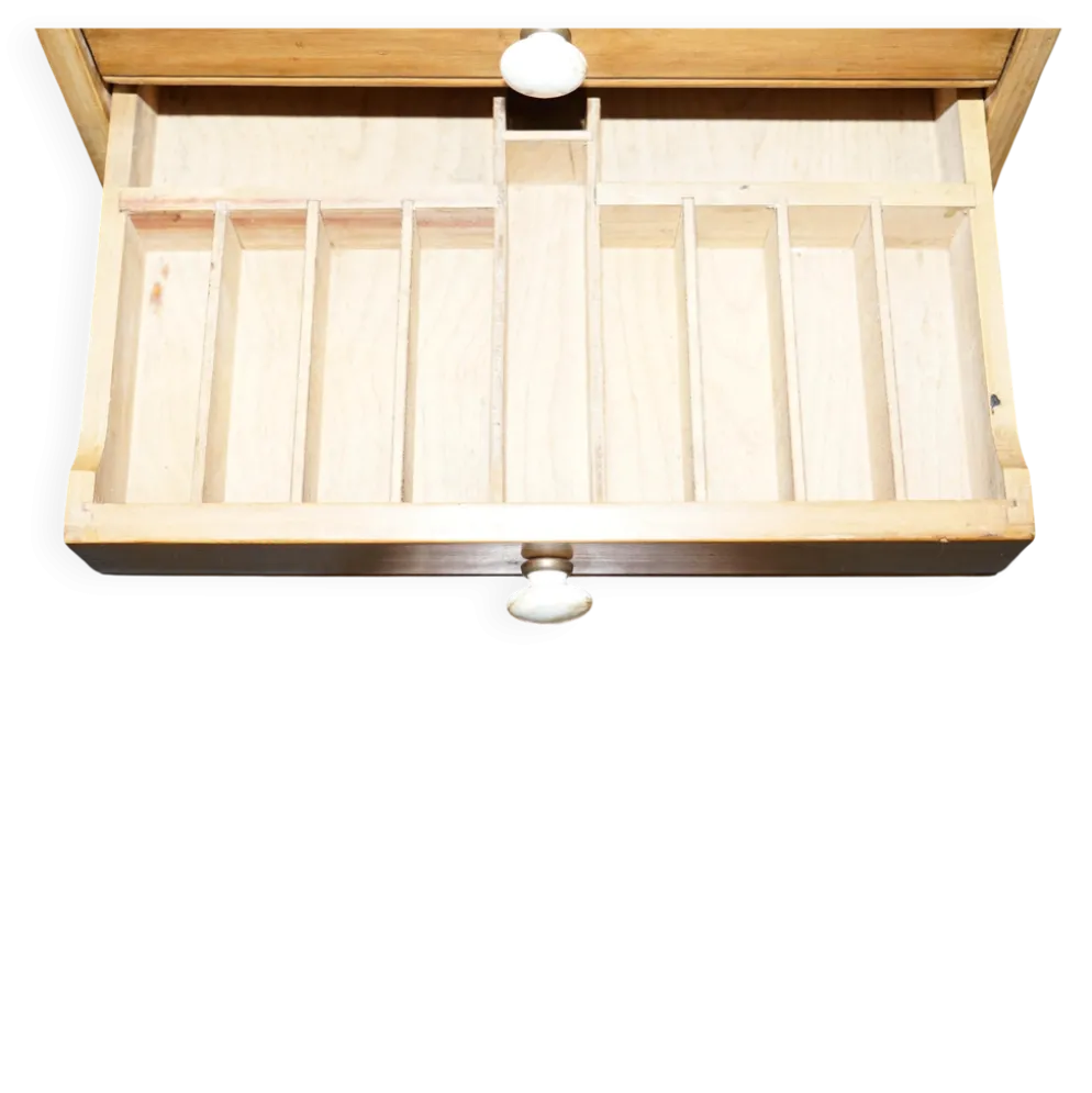 Meuble de présentation Rawl années 1950 avec tiroirs et vitrine