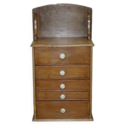 Meuble de présentation Rawl années 1950 avec tiroirs et vitrine