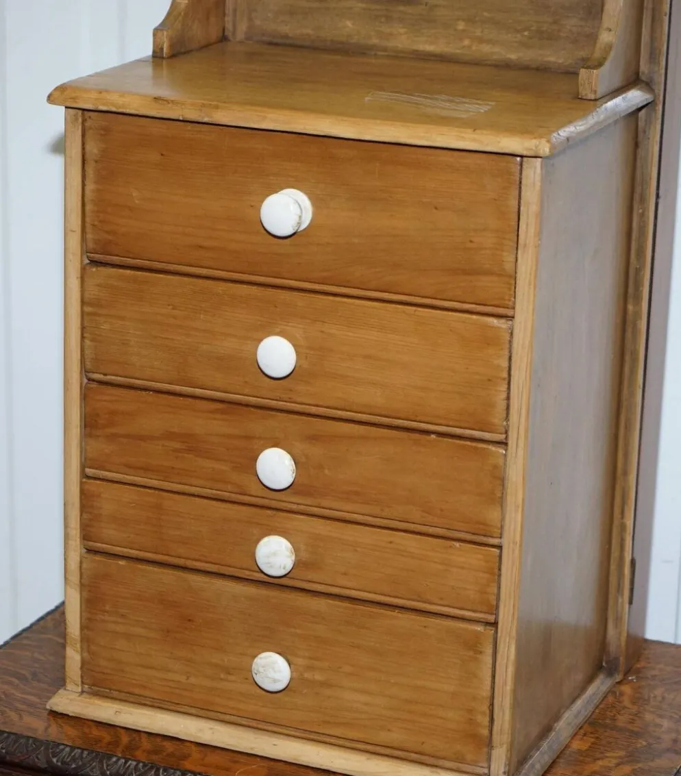 Meuble de présentation Rawl années 1950 avec tiroirs et vitrine