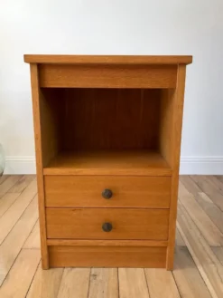 Meuble de rangement chêne années 50