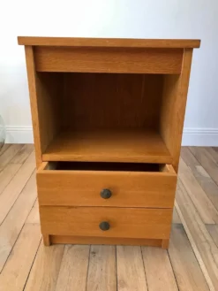 Meuble de rangement chêne années 50