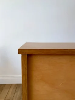 Meuble de rangement chêne années 50