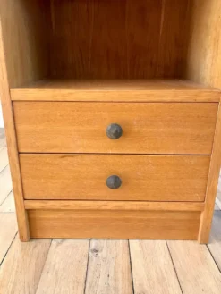 Meuble de rangement chêne années 50